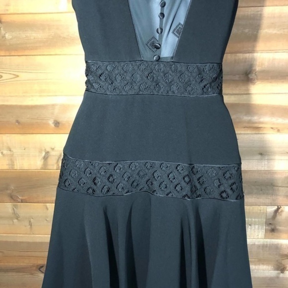 Cinq à Sept Black Concordia Dress Size 0 - Picture 8 of 13
